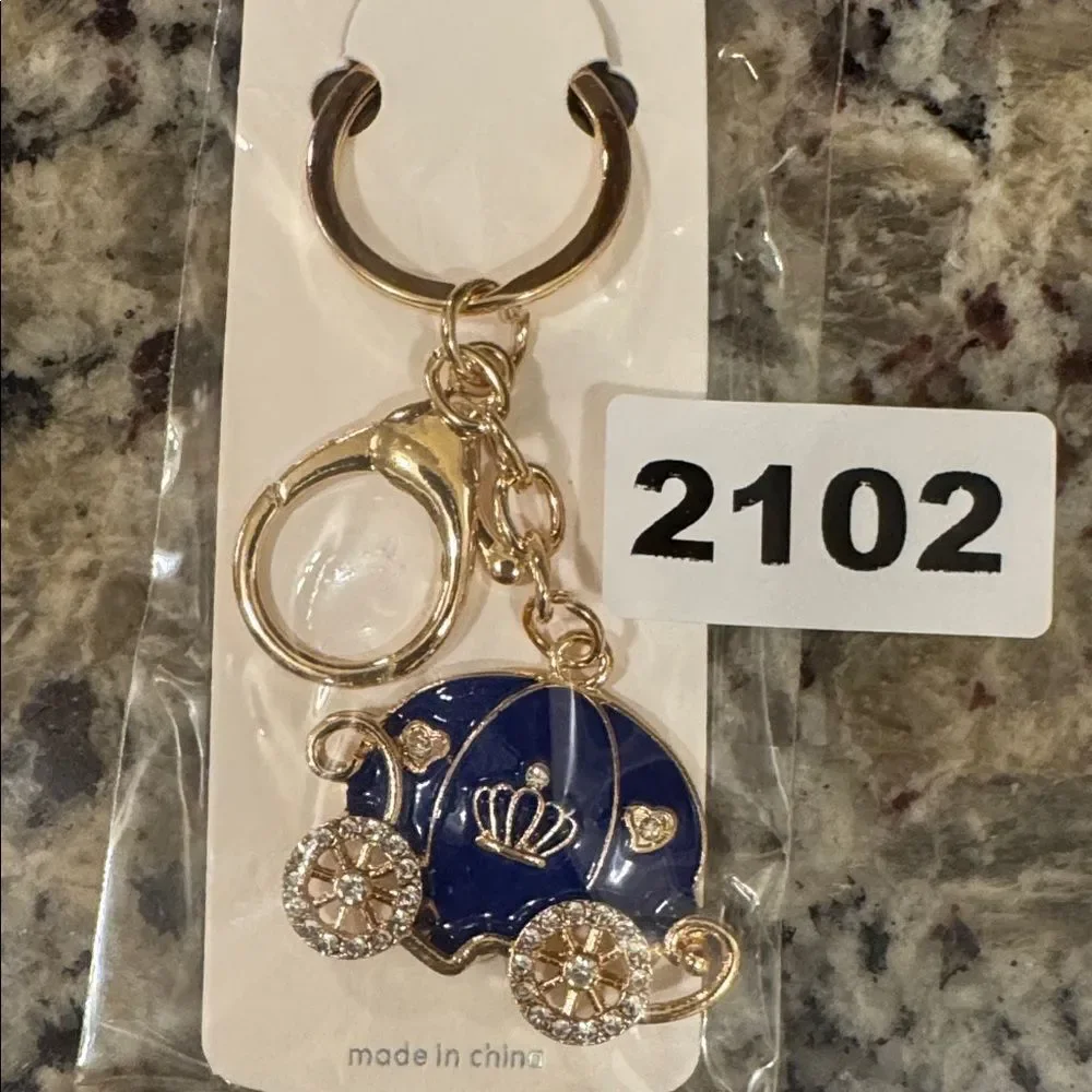 2102 Princesses Carriage Key Ring‎ & Bag Charm